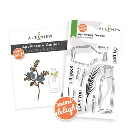 ALTENEW ALTENEW MINI DELIGHT: APOTHECARY GARDEN CLEAR STAMP & DIE SET