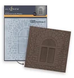 ALTENEW ALTENEW ENCHANTED CASTLE WINDOW 3D EMBOSSING FOLDER