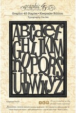 GRAPHIC 45 GRAPHIC 45 TYPOGRAPHY KEEPSAKE KIT WITH EXCLUSIVE METAL DIE SET