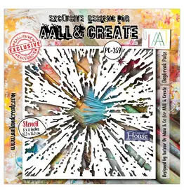 AALL & CREATE AALL & CREATE AUTOUR DE MWA #259 DAYBREAK PULSE 6X6 STENCIL