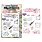 AALL & CREATE AALL & CREATE AUTOUR DE MWA #1338 POSTCARD SHUFFLE A6 CLEAR STAMP SET