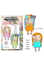 AALL & CREATE AALL & CREATE JANET KLEIN #1358 GOT GIGGLES A7 CLEAR STAMP SET