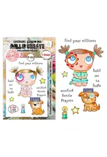 AALL & CREATE AALL & CREATE JANET KLEIN #1357 FIND YOUR STILLNESS A7 CLEAR STAMP SET