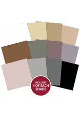 HUNKYDORY CRAFTS LTD. HUNKYDORY COLOUR BLOCK NEUTRALS 8x8 PAPER PAD