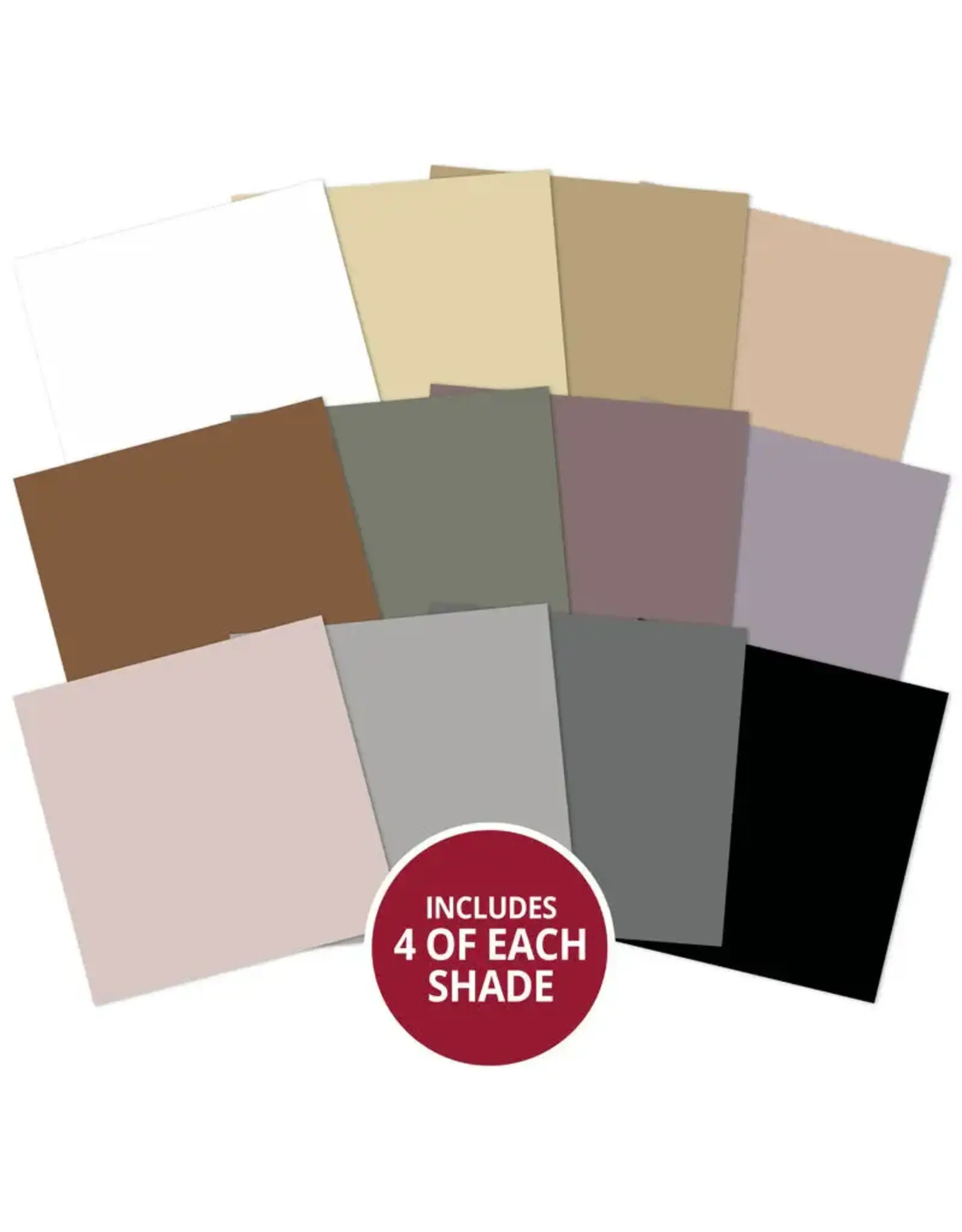 HUNKYDORY CRAFTS LTD. HUNKYDORY COLOUR BLOCK NEUTRALS 8x8 PAPER PAD