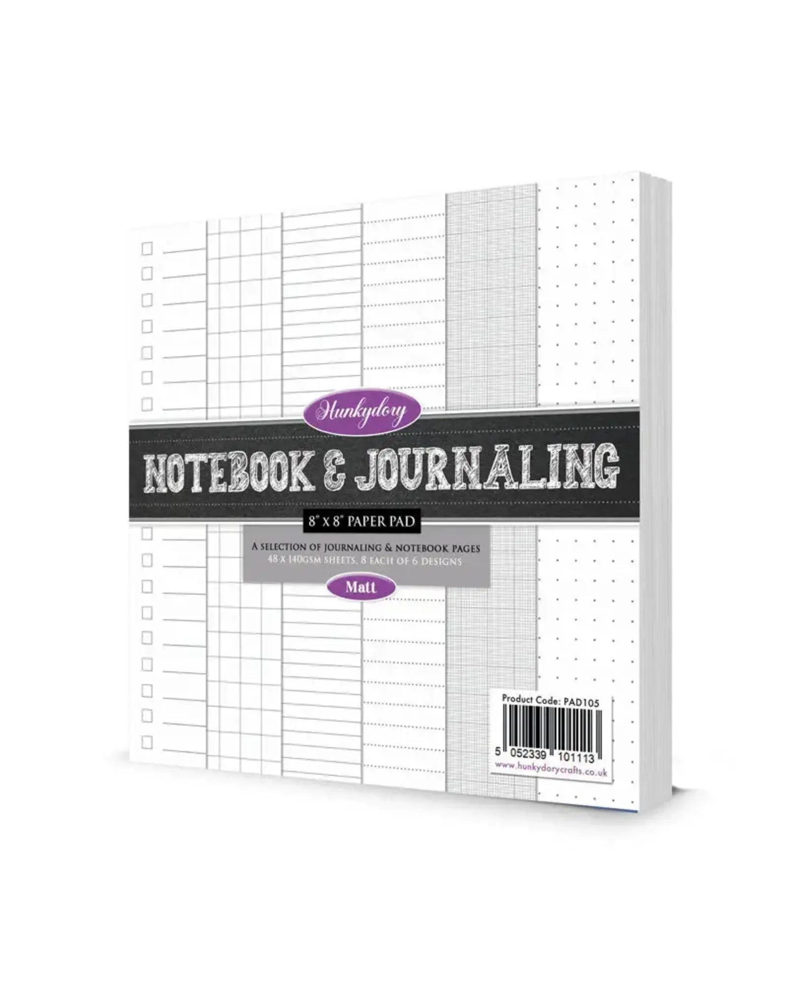HUNKYDORY CRAFTS LTD. HUNKYDORY NOTEBOOK & JOURNALING PAD