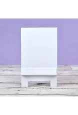 HUNKYDORY CRAFTS LTD. HUNKYDORY LUXURY SHAPED EASEL CARD BLANKS & ENVELOPES 5/PK