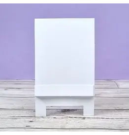 HUNKYDORY CRAFTS LTD. HUNKYDORY LUXURY SHAPED EASEL CARD BLANKS & ENVELOPES 5/PK