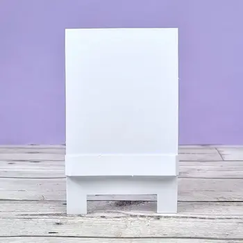 HUNKYDORY CRAFTS LTD. HUNKYDORY LUXURY SHAPED EASEL CARD BLANKS & ENVELOPES 5/PK