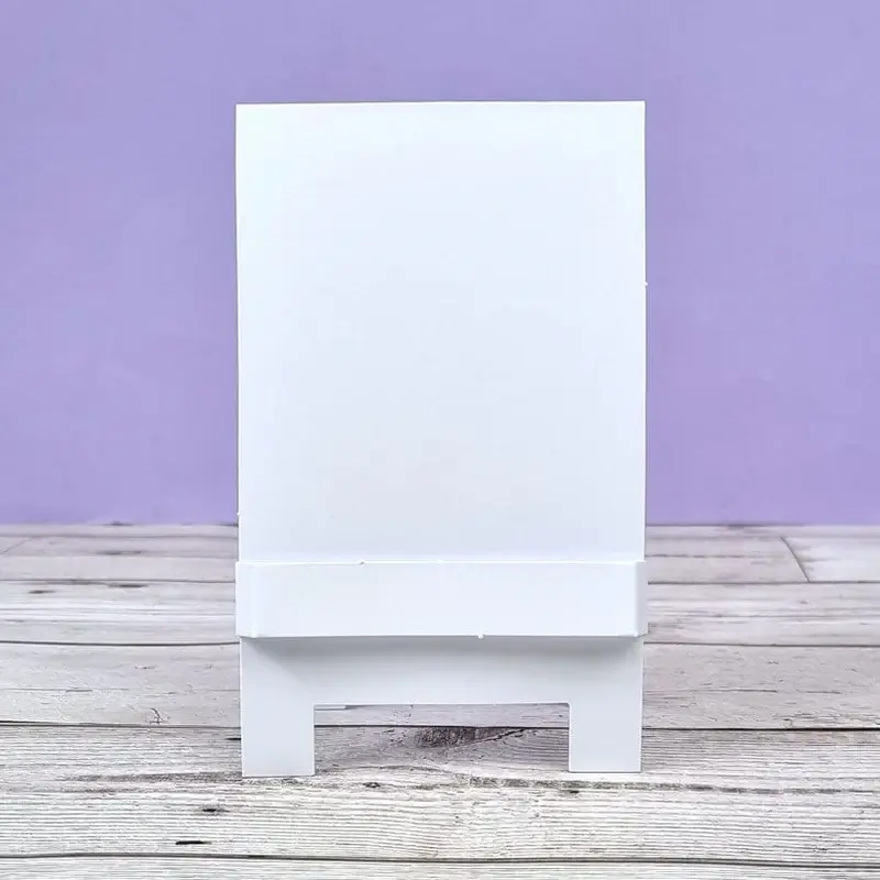 HUNKYDORY CRAFTS LTD. HUNKYDORY LUXURY SHAPED EASEL CARD BLANKS & ENVELOPES 5/PK