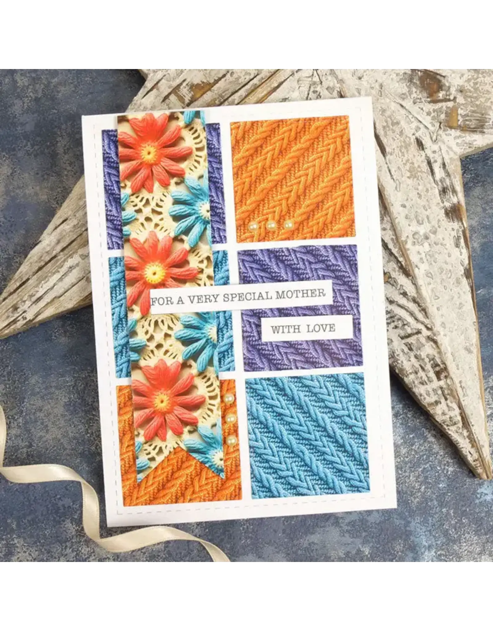 HUNKYDORY CRAFTS LTD. HUNKYDORY STITCHED EDGE TENT FOLD CARD BLANKS & ENVELOPES 10/PK