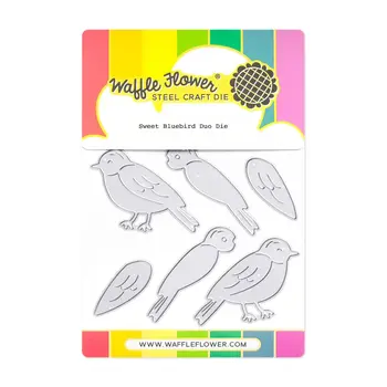 WAFFLE FLOWER WAFFLE FLOWER SWEET BLUEBIRD DUO DIE SET