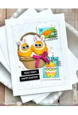 WAFFLE FLOWER WAFFLE FLOWER POSTAGE COLLAGE EGG HUNT CLEAR STAMP SET