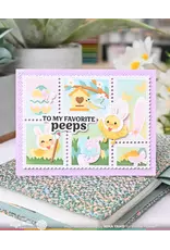 WAFFLE FLOWER WAFFLE FLOWER POSTAGE COLLAGE EGG HUNT STENCIL SET