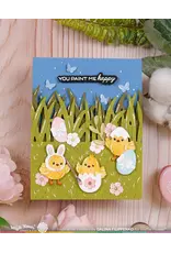 WAFFLE FLOWER WAFFLE FLOWER POSTAGE COLLAGE EGG HUNT ICONS DIE SET