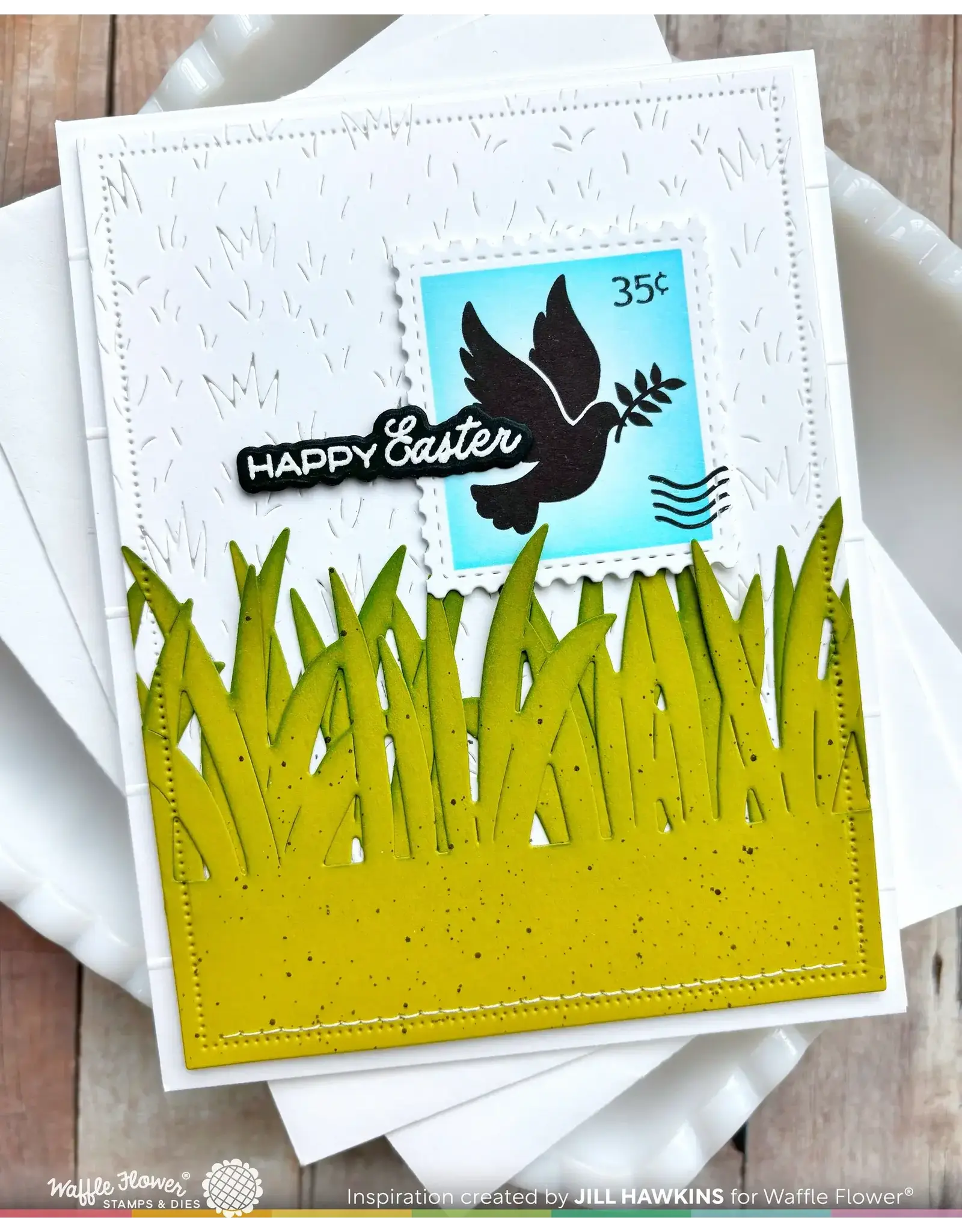 WAFFLE FLOWER WAFFLE FLOWER GRASS TEXTURE DIE