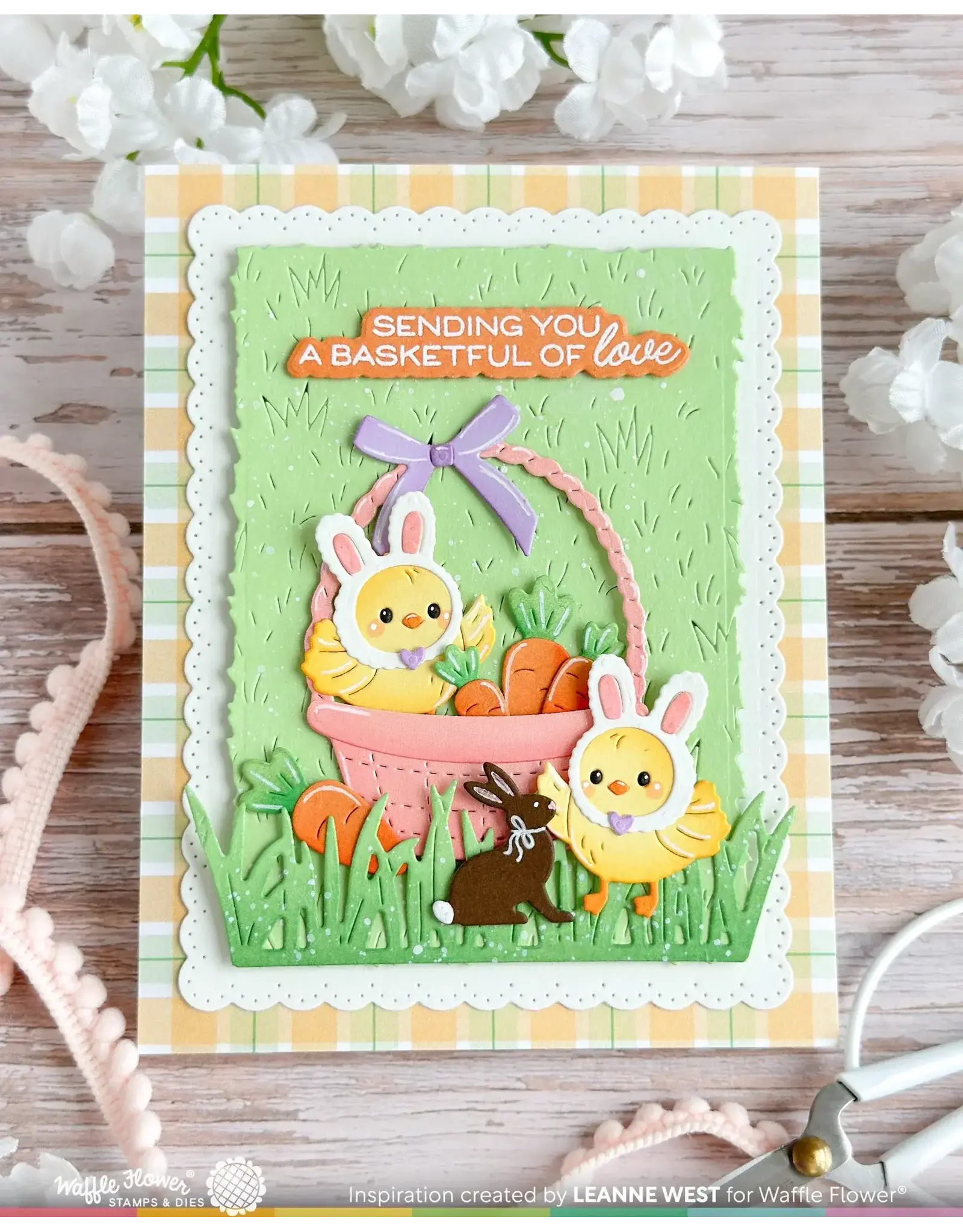 WAFFLE FLOWER WAFFLE FLOWER GRASS TEXTURE DIE