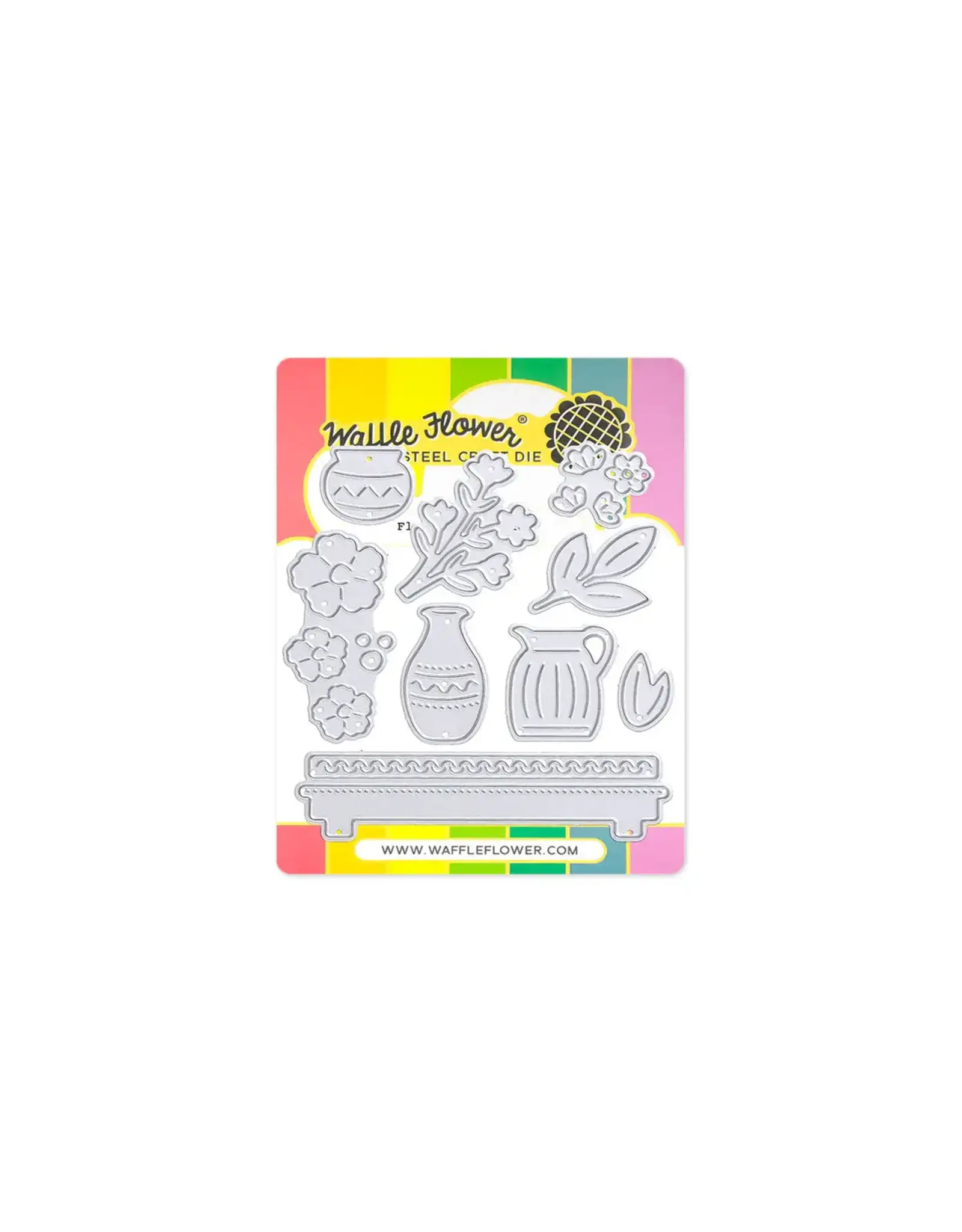 WAFFLE FLOWER WAFFLE FLOWER FLORAL SHELF DIE SET