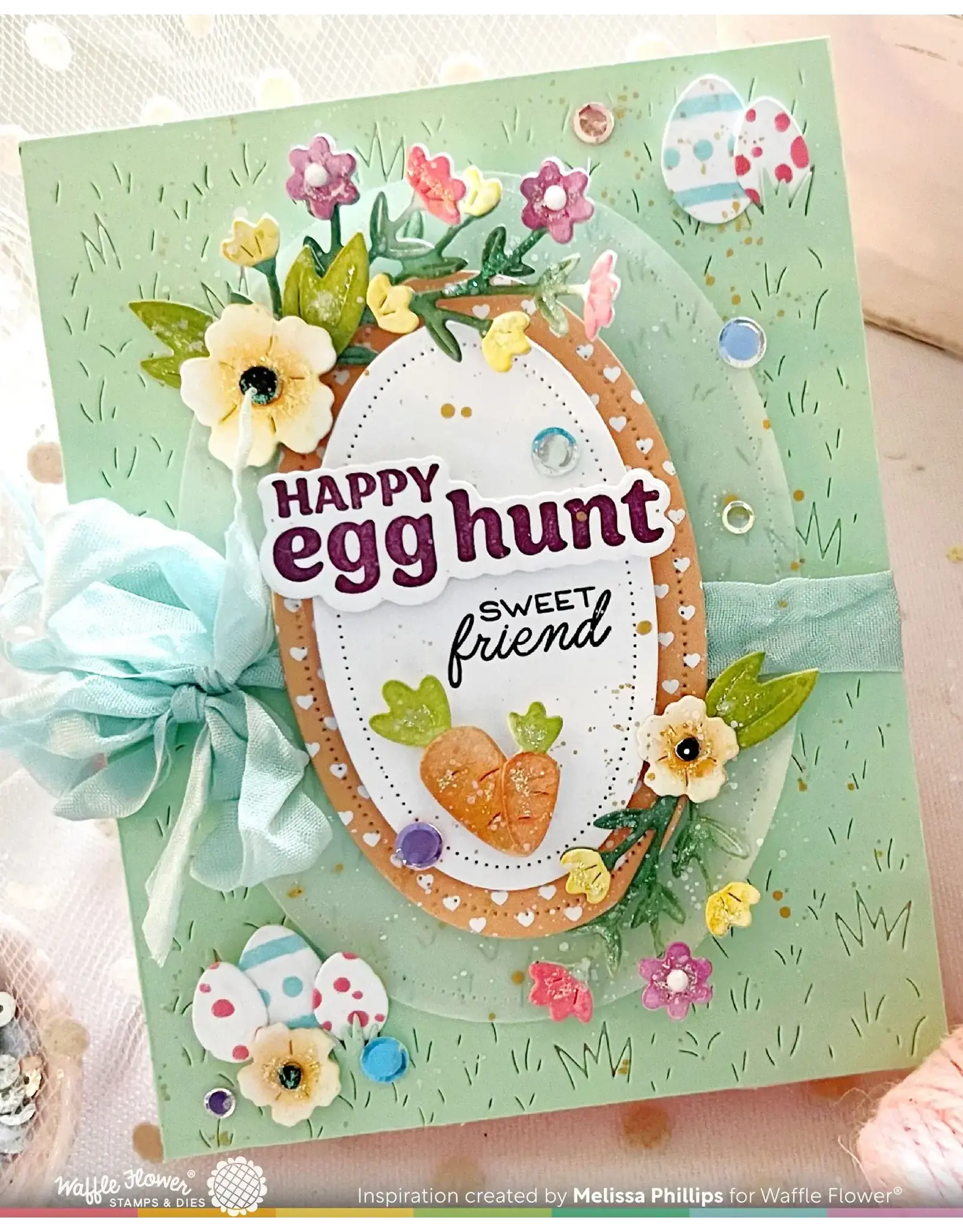 WAFFLE FLOWER WAFFLE FLOWER FLORAL SHELF DIE SET