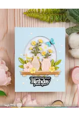 WAFFLE FLOWER WAFFLE FLOWER FLORAL SHELF DIE SET