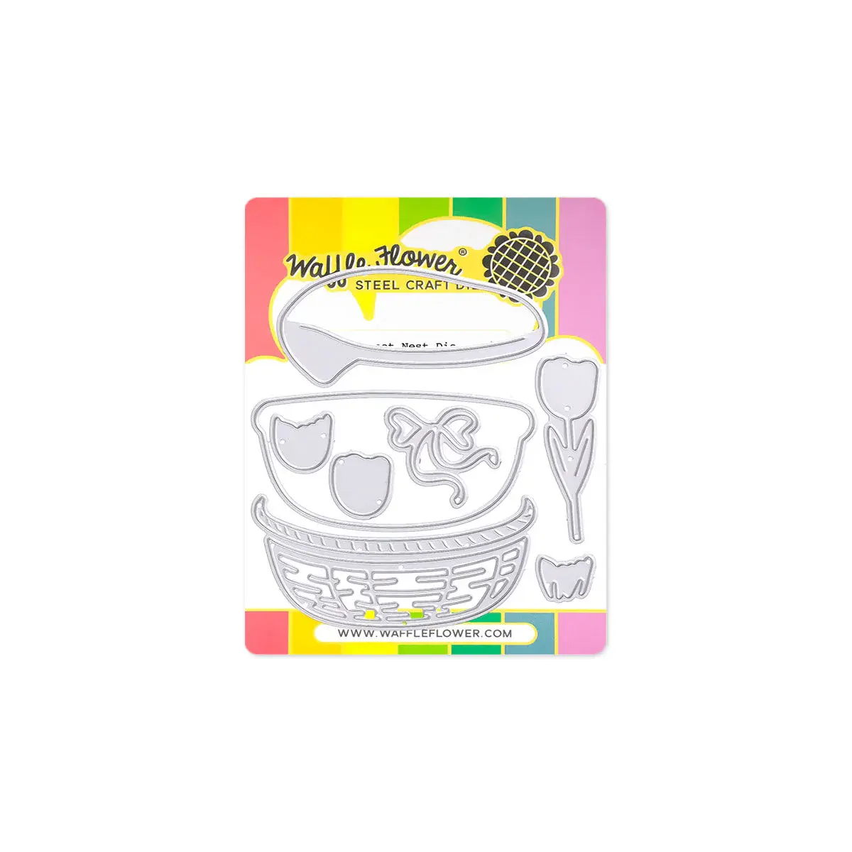 WAFFLE FLOWER WAFFLE FLOWER BASKETFUL BASE DIE SET