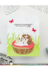 WAFFLE FLOWER WAFFLE FLOWER BASKETFUL OF PUPPIES DIE-N-STENCIL