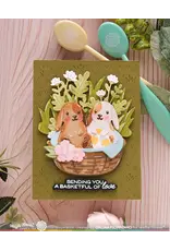 WAFFLE FLOWER WAFFLE FLOWER BASKETFUL OF BUNNY DIE-N-STENCIL