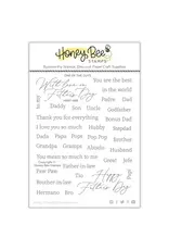 HONEY BEE HONEY BEE STAMPS ONE OF THE GUYS CLEAR STAMP & DIE SET