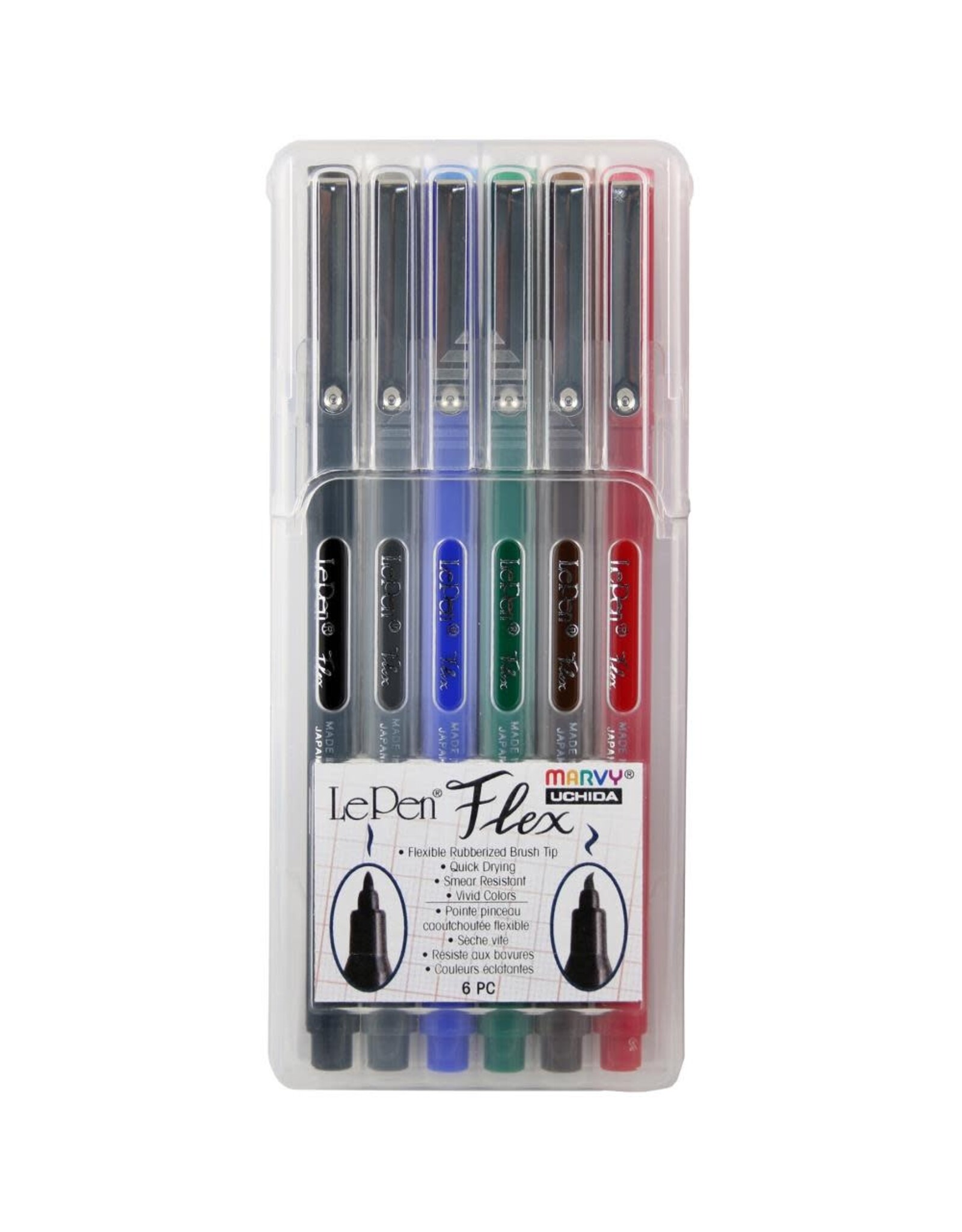MARVY UCHIDA MARVY UCHIDA LE PEN FLEX SET 6/PK