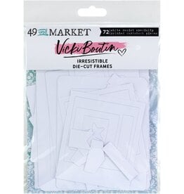 49 AND MARKET 49 AND MARKET VICKI BOUTIN IRRESISTIBLE FRAMES DIE-CUTS 72/PK