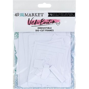 49 AND MARKET 49 AND MARKET VICKI BOUTIN IRRESISTIBLE FRAMES DIE-CUTS 72/PK