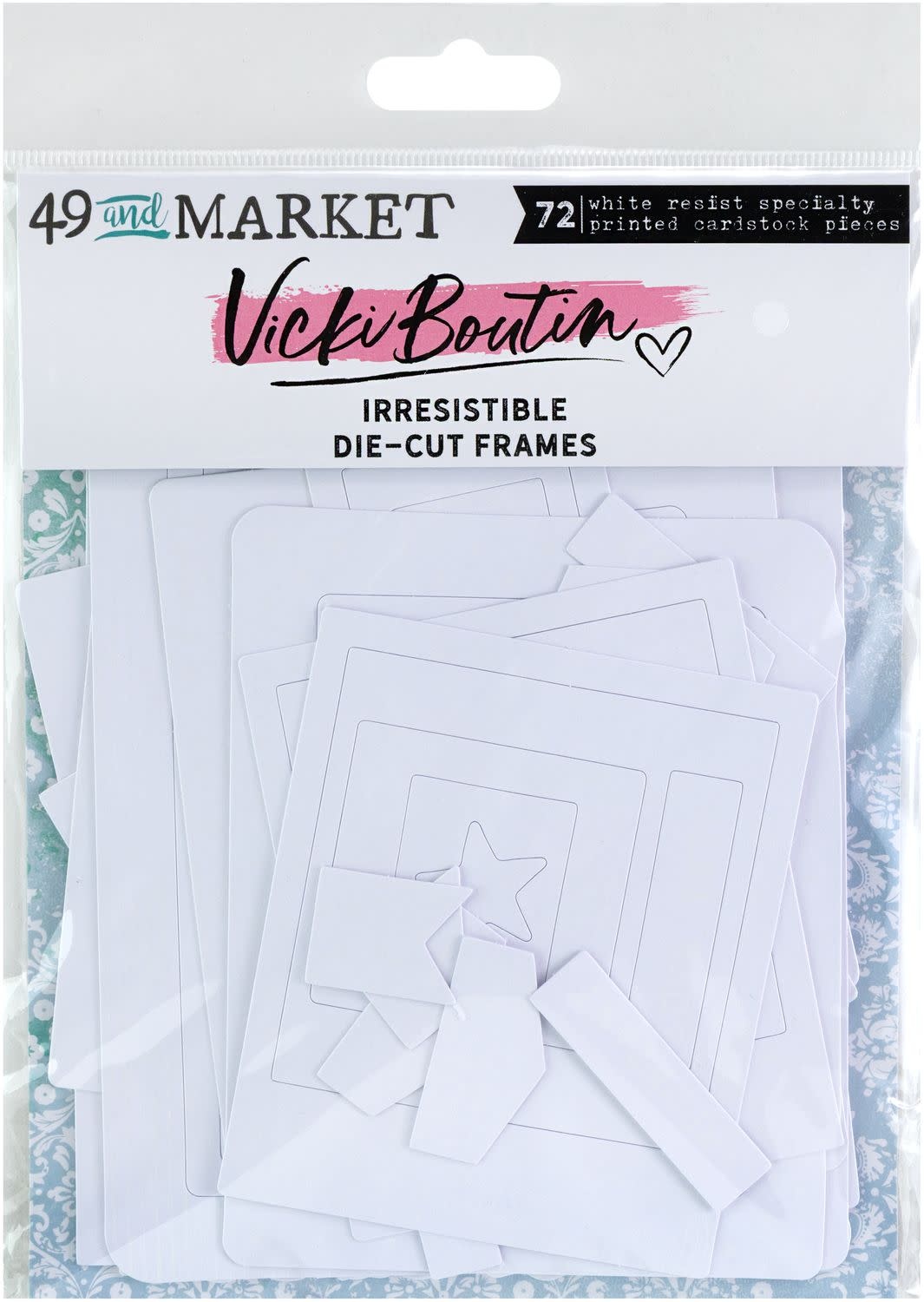 49 AND MARKET 49 AND MARKET VICKI BOUTIN IRRESISTIBLE FRAMES DIE-CUTS 72/PK