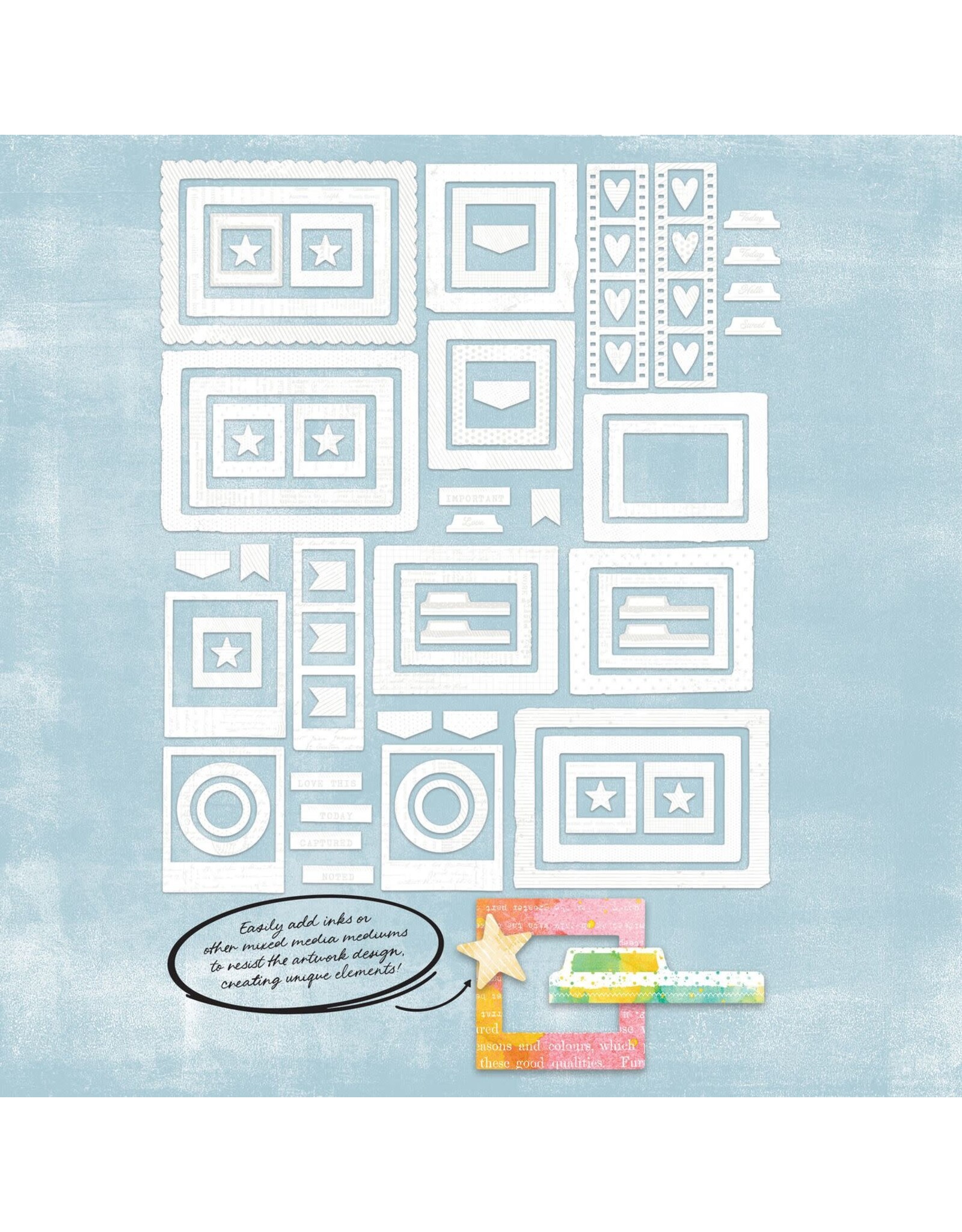 49 AND MARKET 49 AND MARKET VICKI BOUTIN IRRESISTIBLE FRAMES DIE-CUTS 72/PK