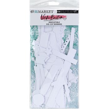 49 AND MARKET 49 AND MARKET VICKI BOUTIN IRRESISTIBLE BORDERS DIE-CUTS 58/PK