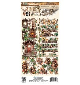 49 AND MARKET 49 AND MARKET TIMBER AND TWEED 6x12 LASER CUT FLORAL 97/PK