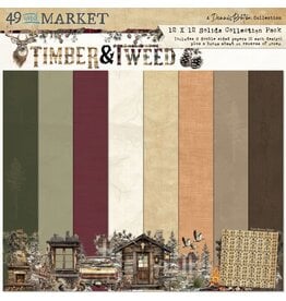 49 AND MARKET 49 AND MARKET TIMBER AND TWEED SOLIDS 12x12 COLLECTION PACK