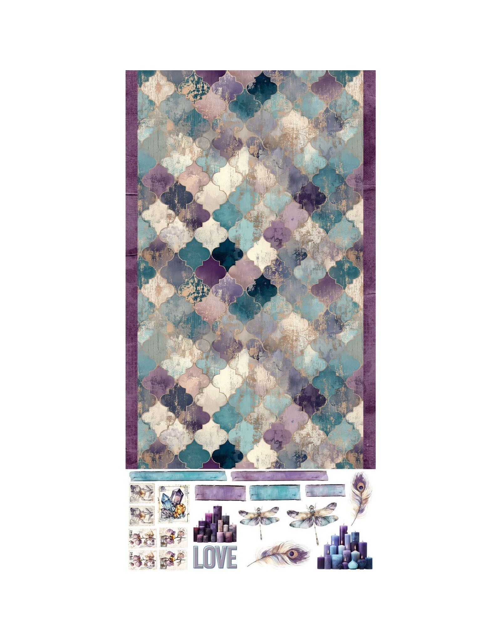 49 AND MARKET 49 AND MARKET PLUME & PETAL 6x12 WASHI TAPE SHEETS