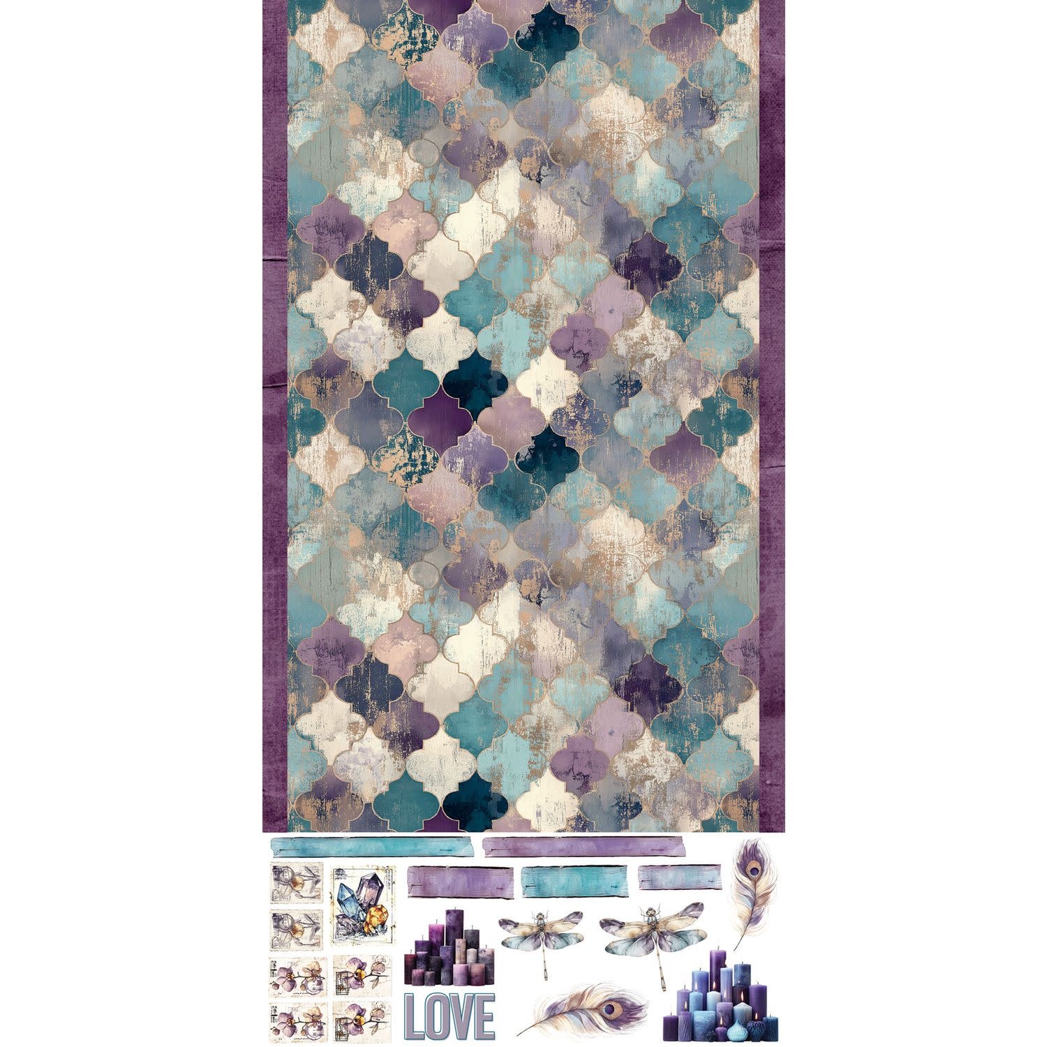 49 AND MARKET 49 AND MARKET PLUME & PETAL 6x12 WASHI TAPE SHEETS