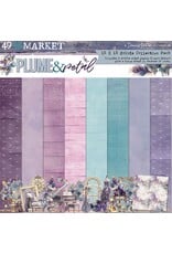 49 AND MARKET 49 AND MARKET PLUME & PETAL SOLIDS 12x12 COLLECTION PACK