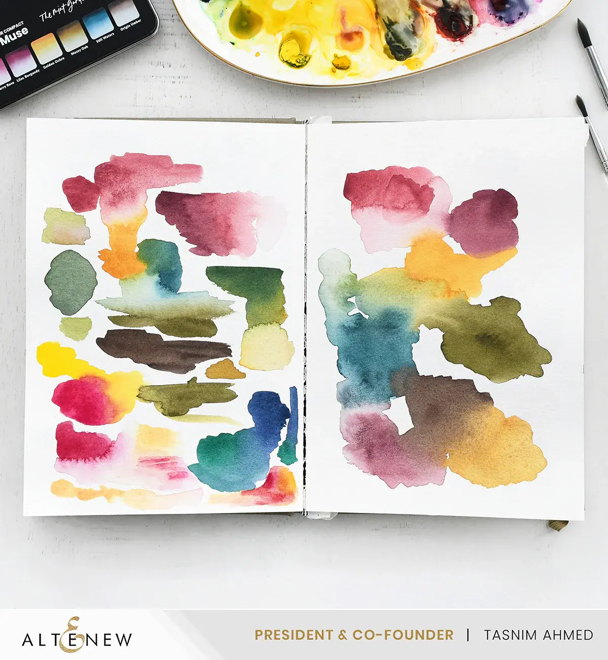 ALTENEW ALTENEW LUXE WATERCOLOR SKETCHBOOK A5