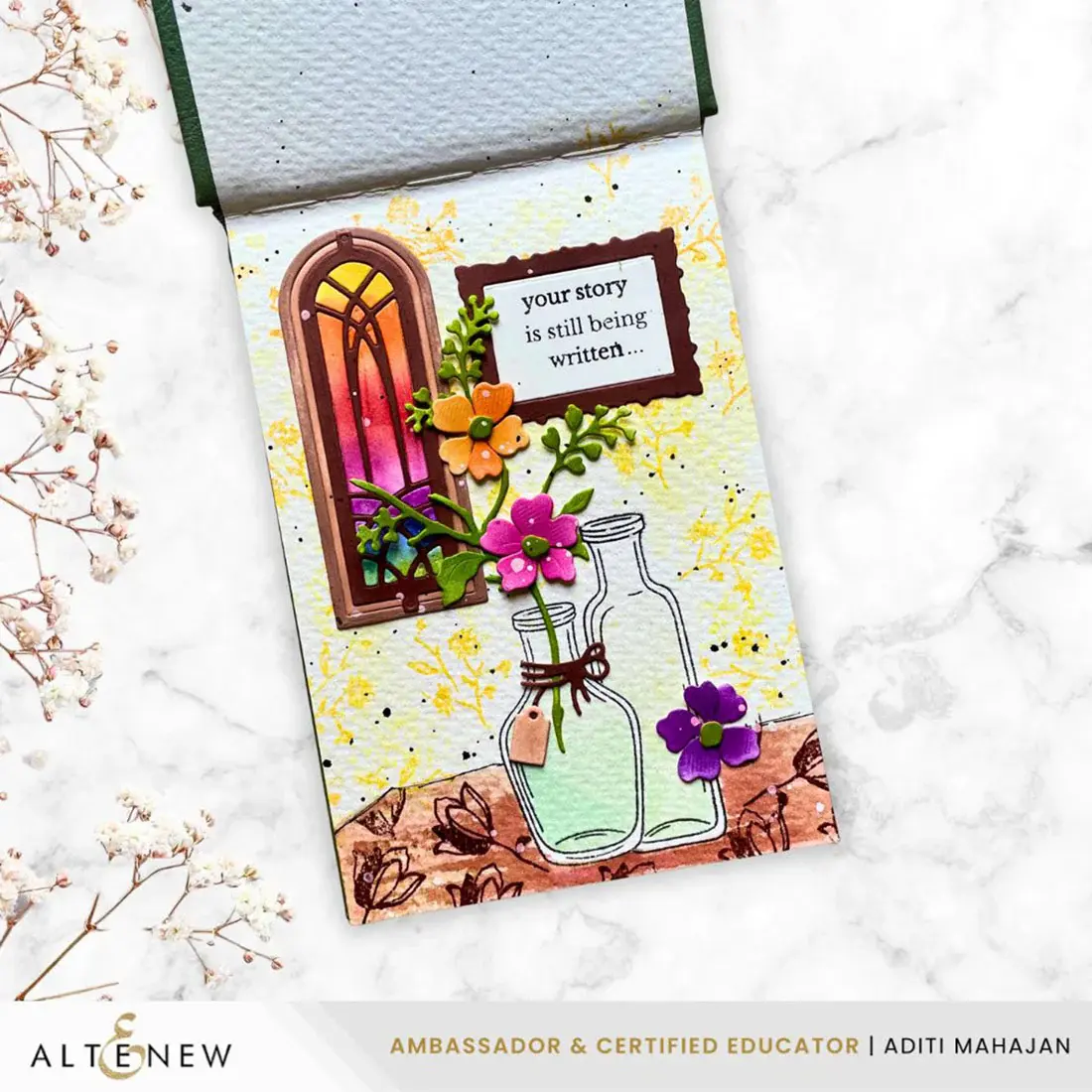 ALTENEW ALTENEW LUXE WATERCOLOR SKETCHBOOK 4x6