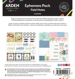 ARDEN CREATIVE STUDIO ARDEN CREATIVE STUDIO FIELD NOTES EPHEMERA DIE-CUTS