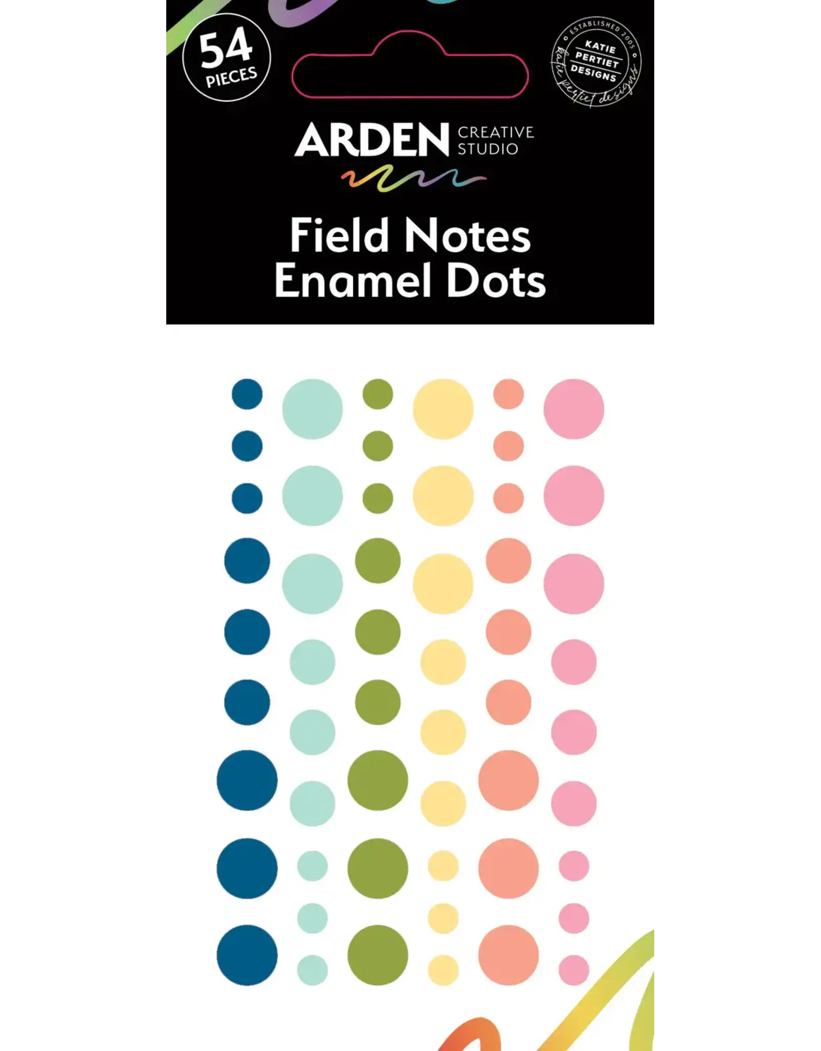 ARDEN CREATIVE STUDIO ARDEN CREATIVE STUDIO FIELD NOTES ENAMEL DOTS