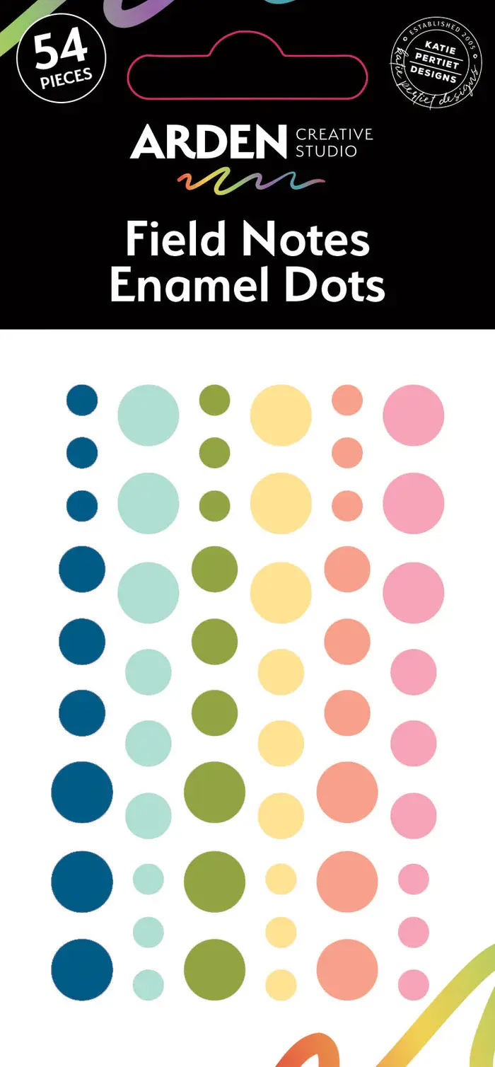 ARDEN CREATIVE STUDIO ARDEN CREATIVE STUDIO FIELD NOTES ENAMEL DOTS