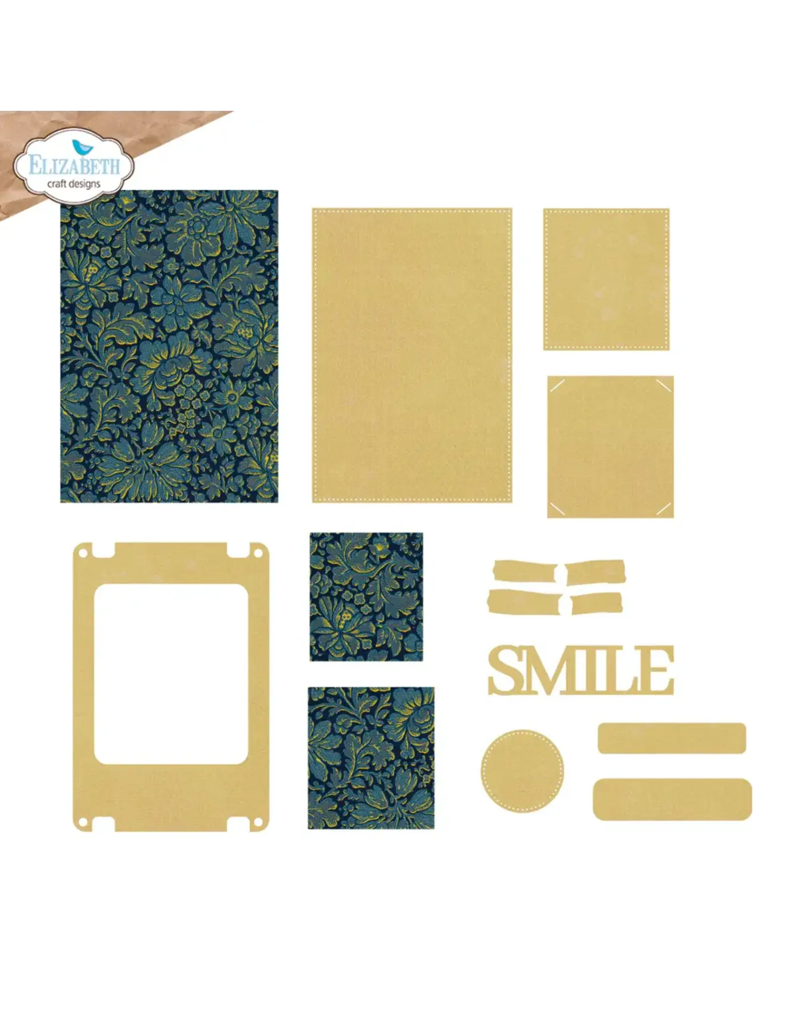 ELIZABETH CRAFT DESIGNS ELIZABETH CRAFT DESIGNS EVERYDAY MEMORIES DELIGHTFUL DISCOVERY POCKET PAGE INSERTS 2 DIE SET