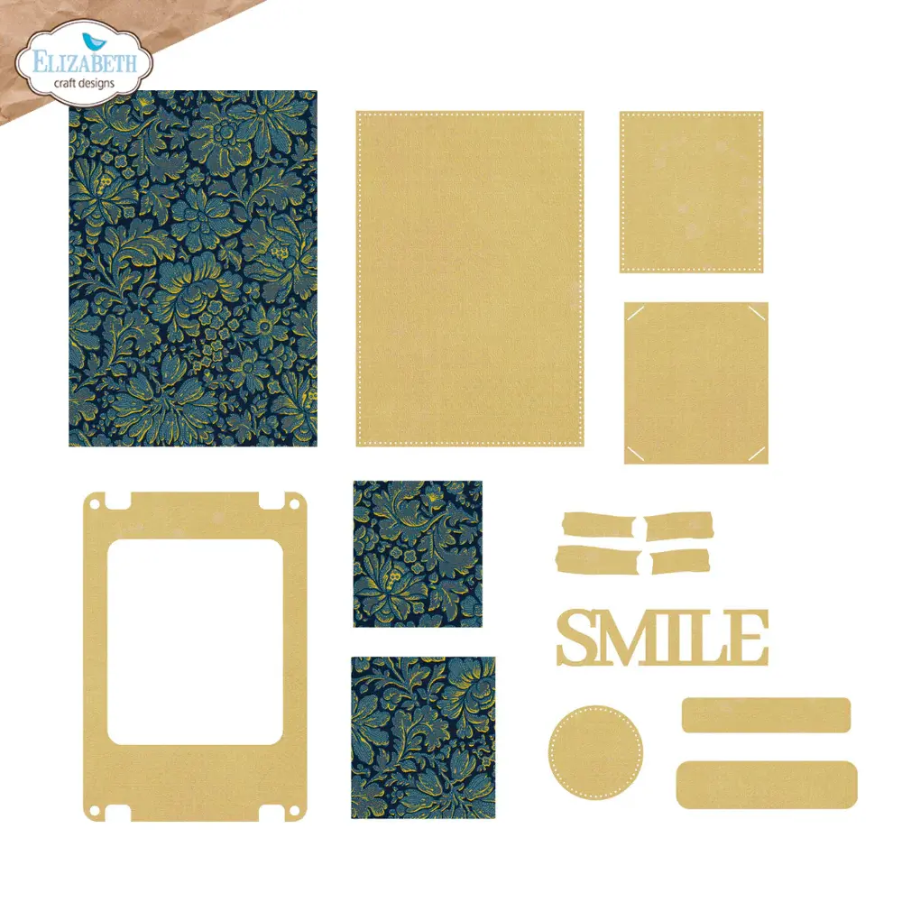 ELIZABETH CRAFT DESIGNS ELIZABETH CRAFT DESIGNS EVERYDAY MEMORIES DELIGHTFUL DISCOVERY POCKET PAGE INSERTS 2 DIE SET