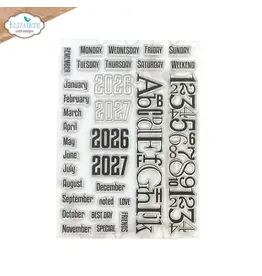 ELIZABETH CRAFT DESIGNS ELIZABETH CRAFT DESIGNS EVERYDAY MEMORIES DELIGHTFUL DISCOVERY CALENDAR ELEMENTS CLEAR STAMP SET