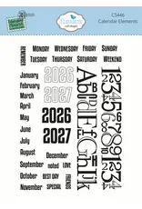 ELIZABETH CRAFT DESIGNS ELIZABETH CRAFT DESIGNS EVERYDAY MEMORIES DELIGHTFUL DISCOVERY CALENDAR ELEMENTS CLEAR STAMP SET