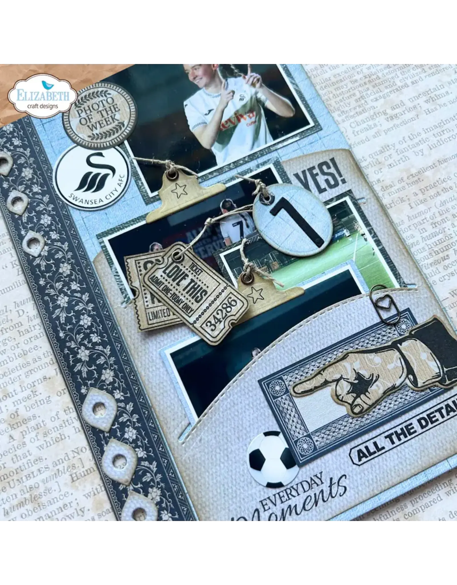 ELIZABETH CRAFT DESIGNS ELIZABETH CRAFT DESIGNS EVERYDAY MEMORIES DELIGHTFUL DISCOVERY EXTENDER/REINFORCEMENT STRIP DIE