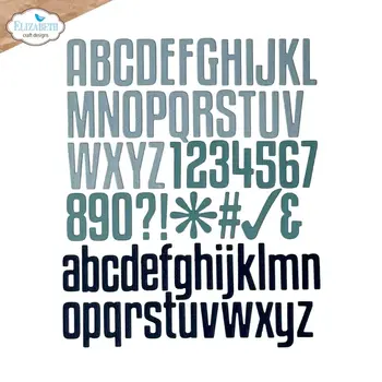 ELIZABETH CRAFT DESIGNS ELIZABETH CRAFT DESIGNS EVERYDAY MEMORIES DELIGHTFUL DISCOVERY TALL & BOLD ALPHABET DIE SET